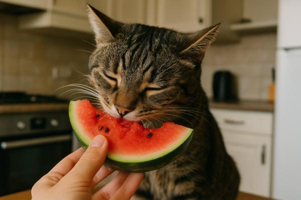 I gatti possono mangiare l'anguria? - L'anguria fa bene ai gatti?