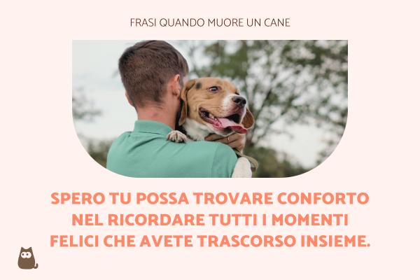 Frasi sulla morte di un cane - Frasi quando muore un cane
